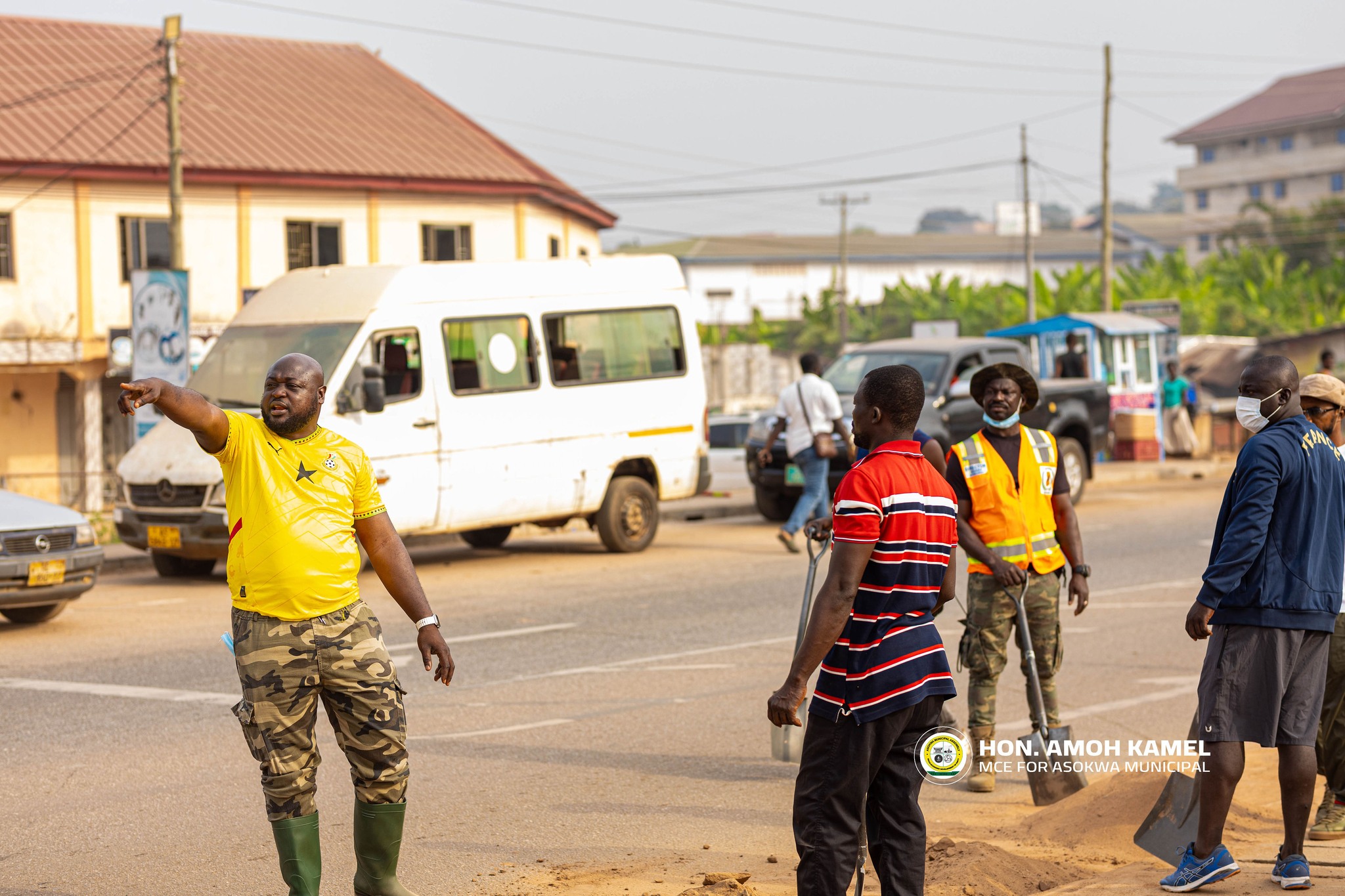 Sanitation Day clean-up exercise.